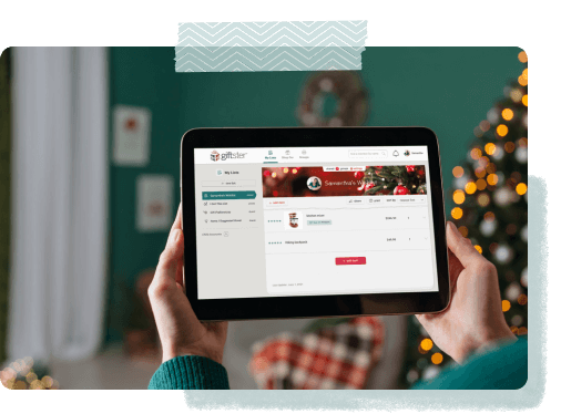 Online gift registry for any device