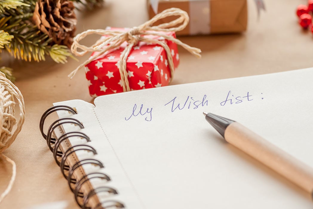 Build a wish list online