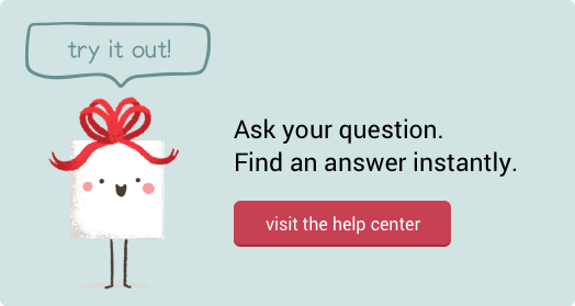 Visit the Giftster Help Center